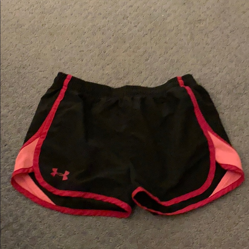 Pink athletic shorts